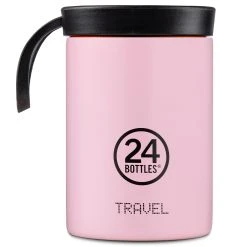 24Bottles Kids Travel Snack Trinkbecher 350 Ml In Dusty Pink