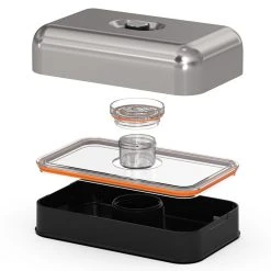 24Bottles Lunchbox 21 Cm In Brushed Steel 5 24Bottles Lunchbox 21 Cm In Brushed Steel -Yeaz Geschäft 24bottles lunchbox 21 cm in brushed steel 2