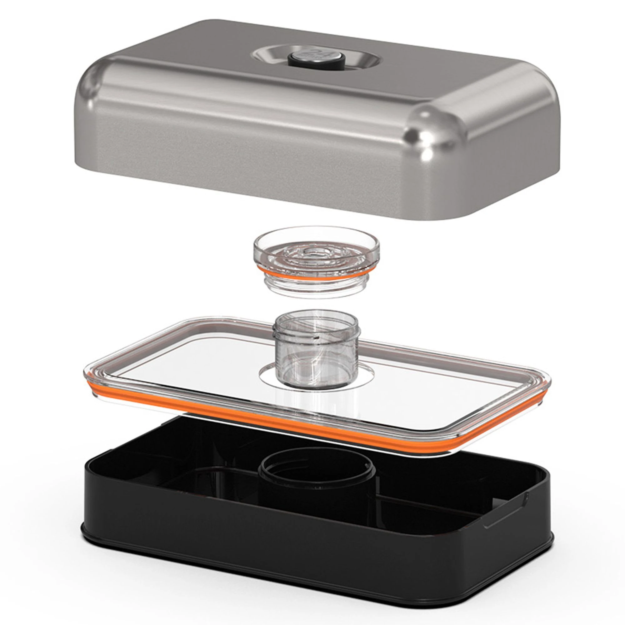 24Bottles Lunchbox 21 Cm In Brushed Steel 3 24Bottles Lunchbox 21 Cm In Brushed Steel – Bild 3