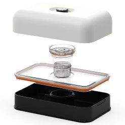 24Bottles Lunchbox 21 Cm In Stone Ice White -Yeaz Geschäft 24bottles lunchbox 21 cm in stone ice white 2