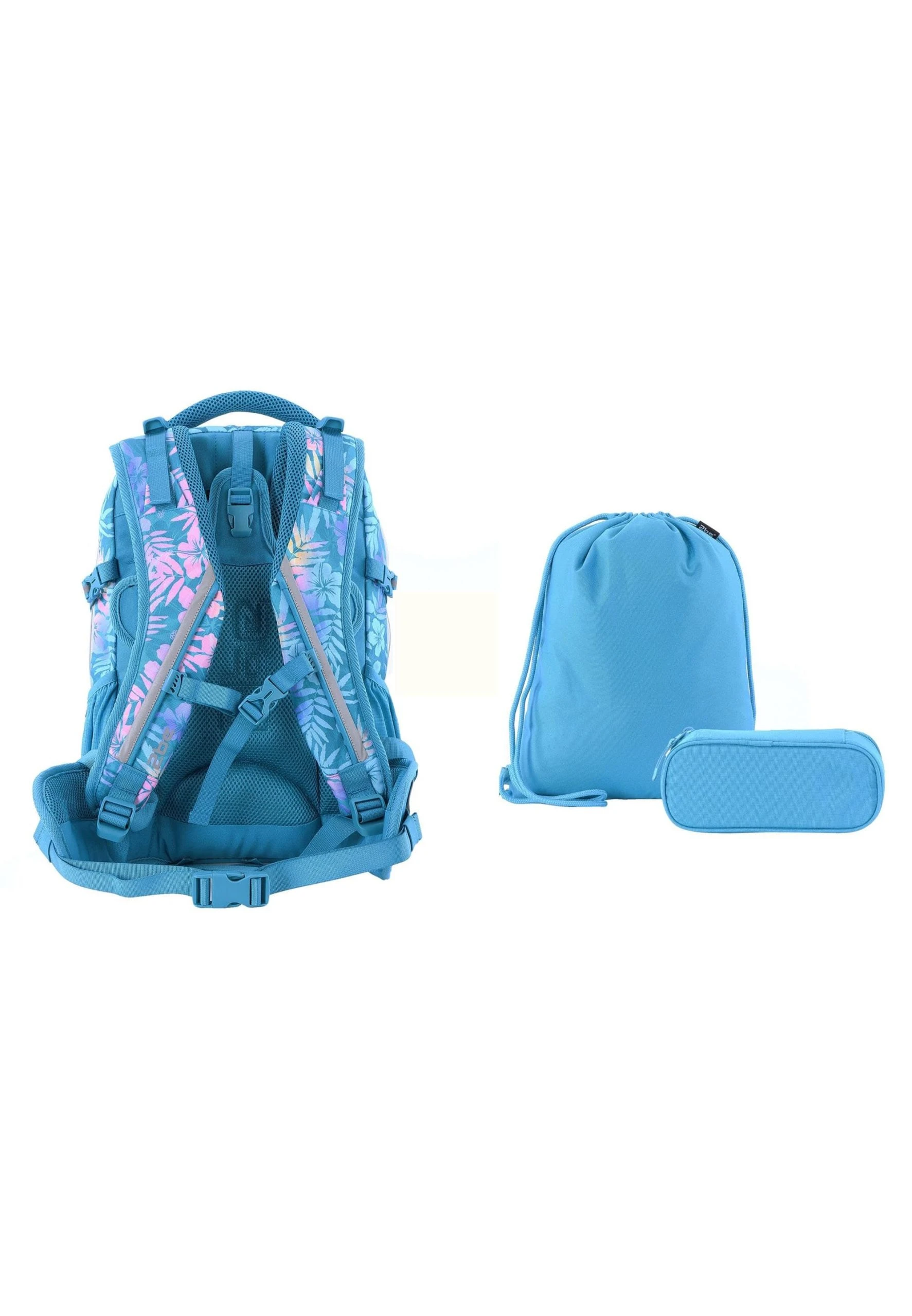 2Be 3er Set Schulrucksack Türkis In Turquoise 2 2Be 3er Set Schulrucksack Türkis In Turquoise – Bild 2