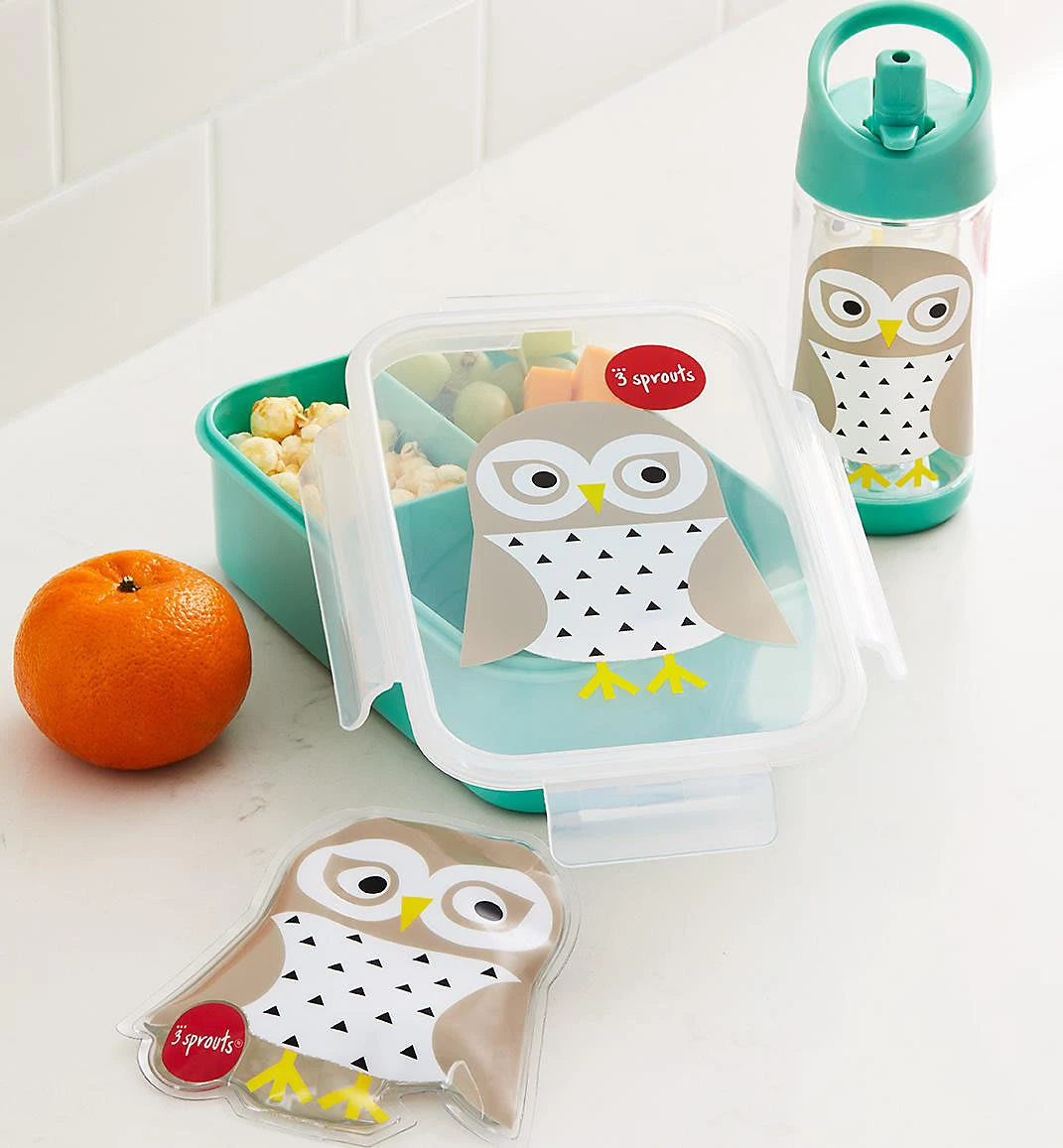 3 Sprouts Brotdose Bento-Box Eule 5 3 Sprouts Brotdose Bento-Box Eule – Bild 5