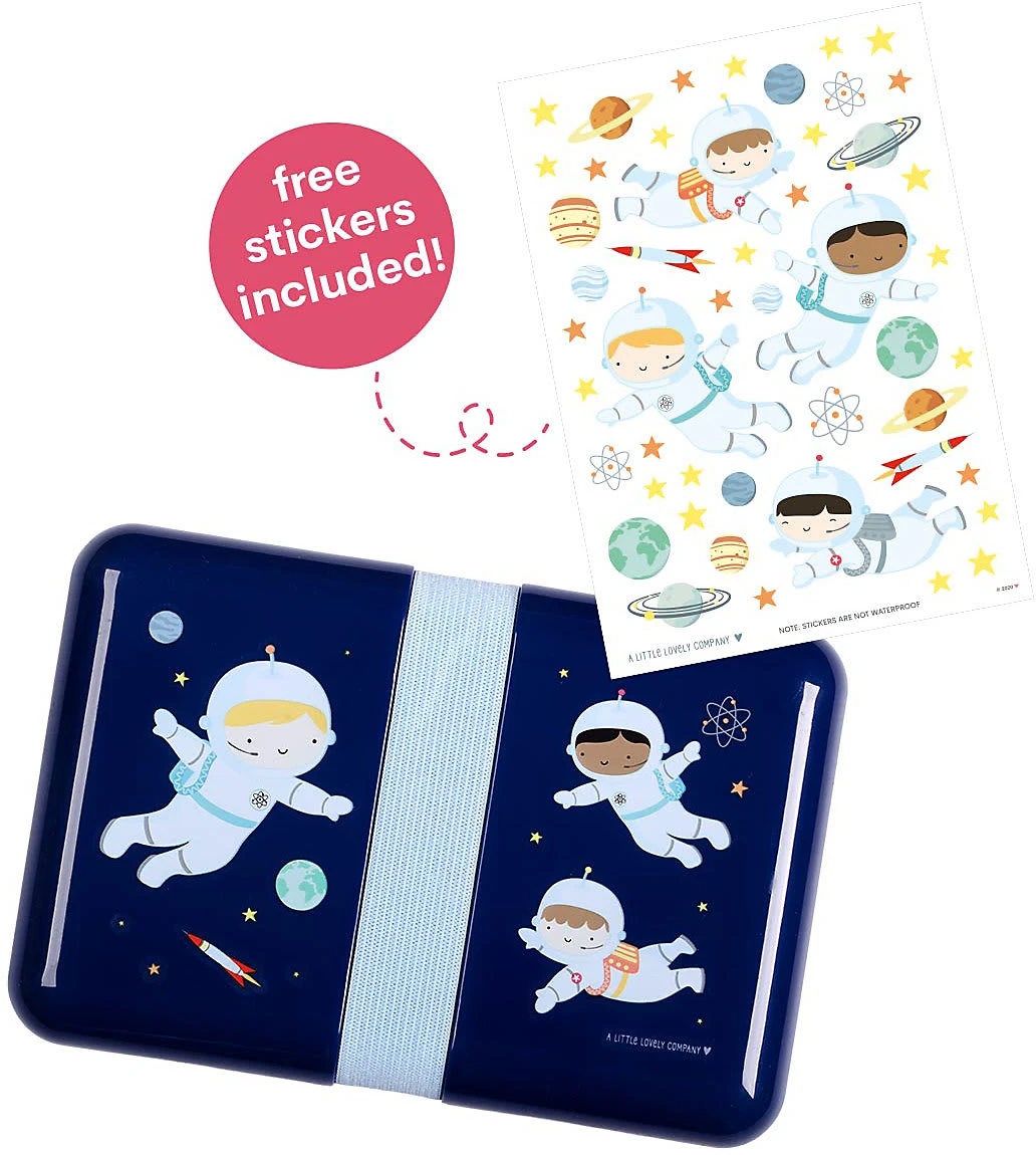 A Little Lovely Company Brotdose Dinos, Inkl. Halteband & Stickern 2 A Little Lovely Company Brotdose Dinos, Inkl. Halteband & Stickern – Bild 2