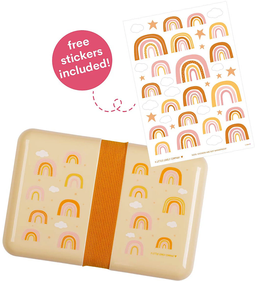 A Little Lovely Company Brotdose Dinos, Inkl. Halteband & Stickern 2 A Little Lovely Company Brotdose Dinos, Inkl. Halteband & Stickern – Bild 2