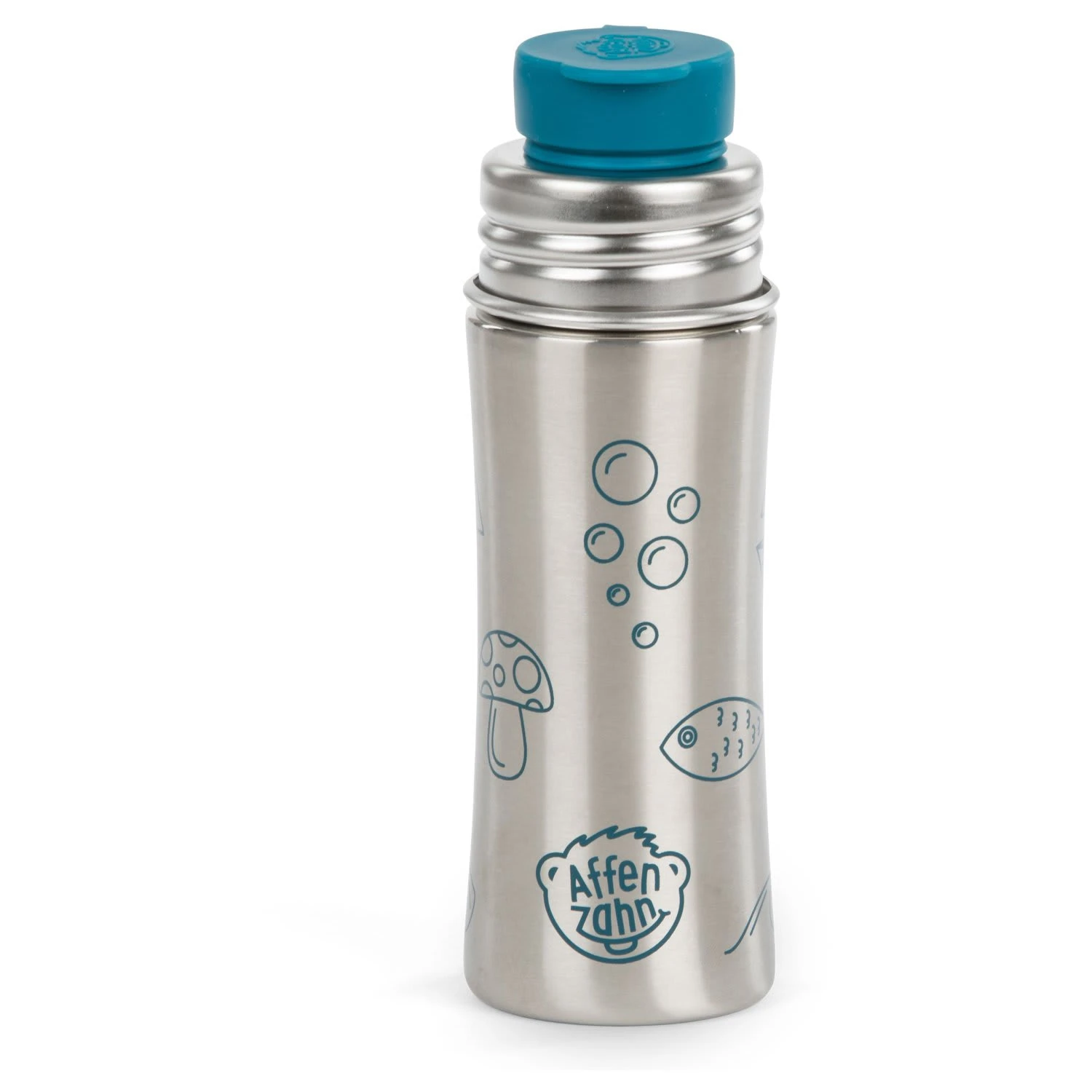 Affenzahn Edelstahl 320 Ml - Trinkflasche In Petrol 1 Affenzahn Edelstahl 320 Ml - Trinkflasche In Petrol