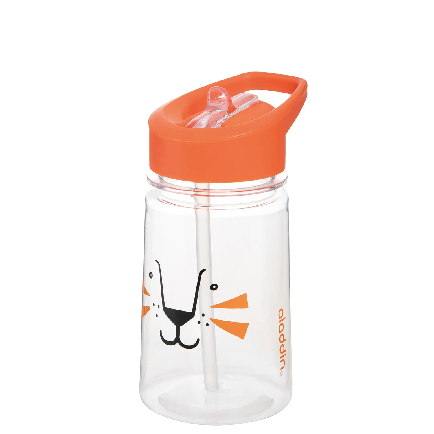 Aladdin Zoo Flip & Sip Wasserflasche 0.43L, Löwe 2 Aladdin Zoo Flip & Sip Wasserflasche 0.43L, Löwe – Bild 2