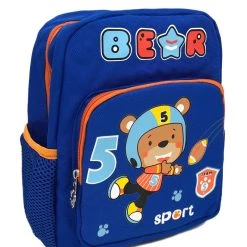 ANELY Süßer Rucksack Mit Tieren Kinder Kita Ranzen In Blau