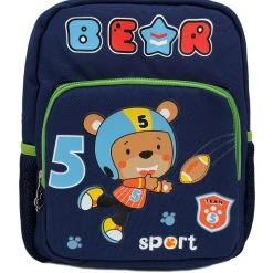 ANELY Süßer Rucksack Mit Tieren Kinder Kita Ranzen In Dunkelblau