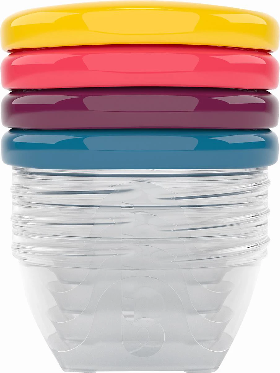 BabyMoov Aufbewahrungsbecher Babybol, 120ml, 4-tlg. 2 BabyMoov Aufbewahrungsbecher Babybol, 120ml, 4-tlg. – Bild 2