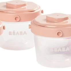 Beaba 6er Set Clip-Portionsbehälter - 1. Alter/60ml + 120ml (verschiedene Farben...