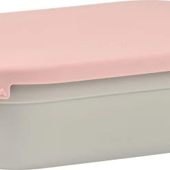 Beaba Edelstahl Brotdose Velvet Grau/dusty Rosa