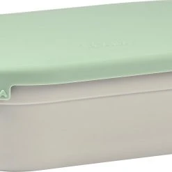 Beaba Edelstahl Brotdose Velvet Grau/salbeigrün