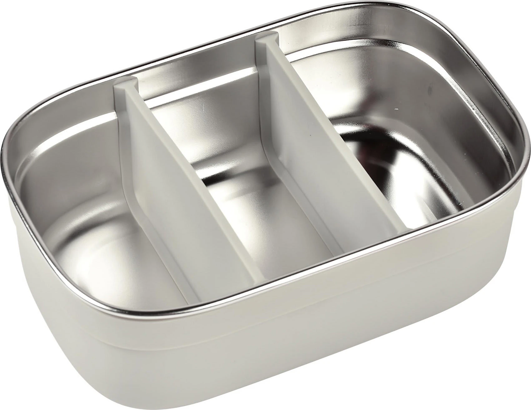 Beaba Edelstahl Brotdose Velvet Grau/salbeigrün 5 Beaba Edelstahl Brotdose Velvet Grau/salbeigrün – Bild 5