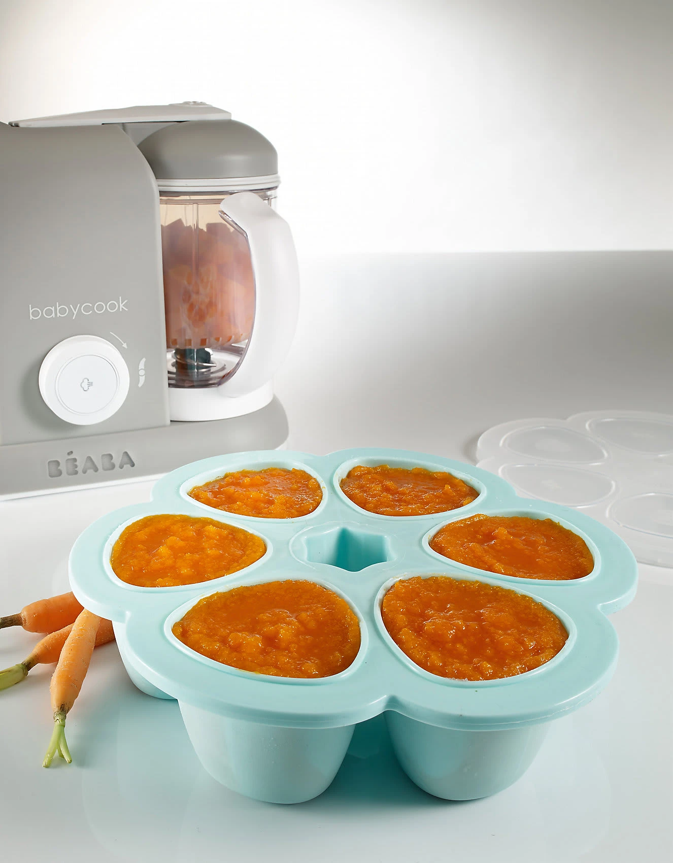 Beaba Multiportions Aus Silikon, 6 X 150 Ml, Blau 2 Beaba Multiportions Aus Silikon, 6 X 150 Ml, Blau – Bild 2