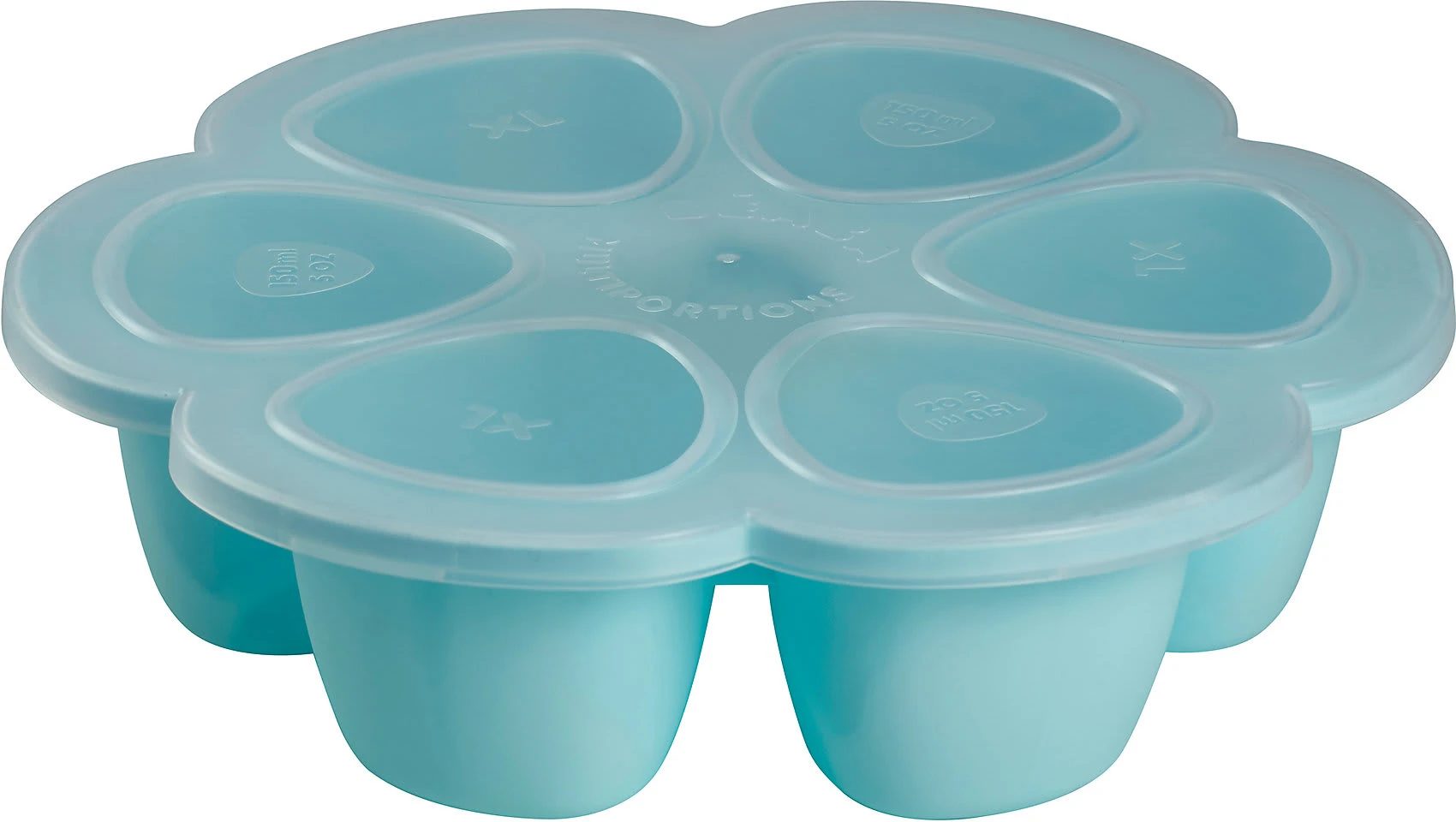 Beaba Multiportions Aus Silikon, 6 X 150 Ml, Blau 3 Beaba Multiportions Aus Silikon, 6 X 150 Ml, Blau – Bild 3