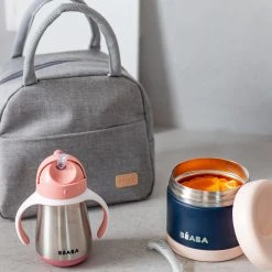 Beaba On-the-go Mahlzeit-Tasche, 4-tlg., Altrosa -Yeaz Geschäft beaba on the go mahlzeit tasche 4 tlg altrosa 1