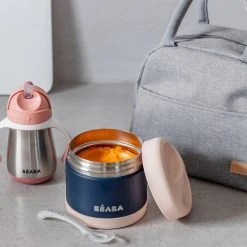 Beaba On-the-go Mahlzeit-Tasche, 4-tlg., Altrosa -Yeaz Geschäft beaba on the go mahlzeit tasche 4 tlg altrosa 3