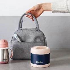 Beaba On-the-go Mahlzeit-Tasche, 4-tlg., Altrosa -Yeaz Geschäft beaba on the go mahlzeit tasche 4 tlg altrosa 5