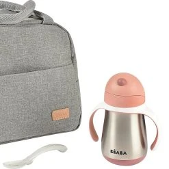 Beaba On-the-go Mahlzeit-Tasche, 4-tlg., Altrosa -Yeaz Geschäft beaba on the go mahlzeit tasche 4 tlg altrosa 9