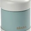 Beaba Portionsbehälter Aus Edelstahl, 300 Ml, Hellgrau/ Eucalyptus Grün
