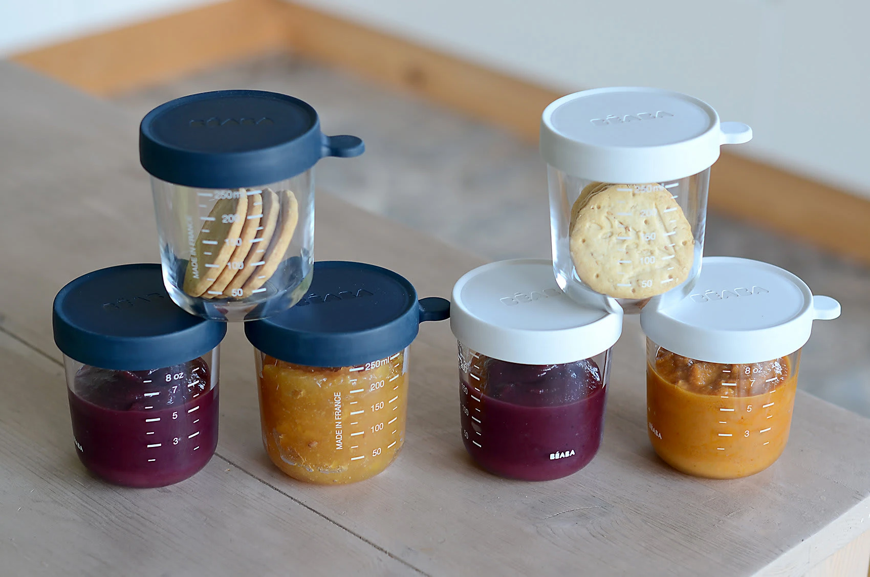 Beaba Portionsbehälter Aus Glas, Je 250 Ml, 6er Set 2 Beaba Portionsbehälter Aus Glas, Je 250 Ml, 6er Set – Bild 2