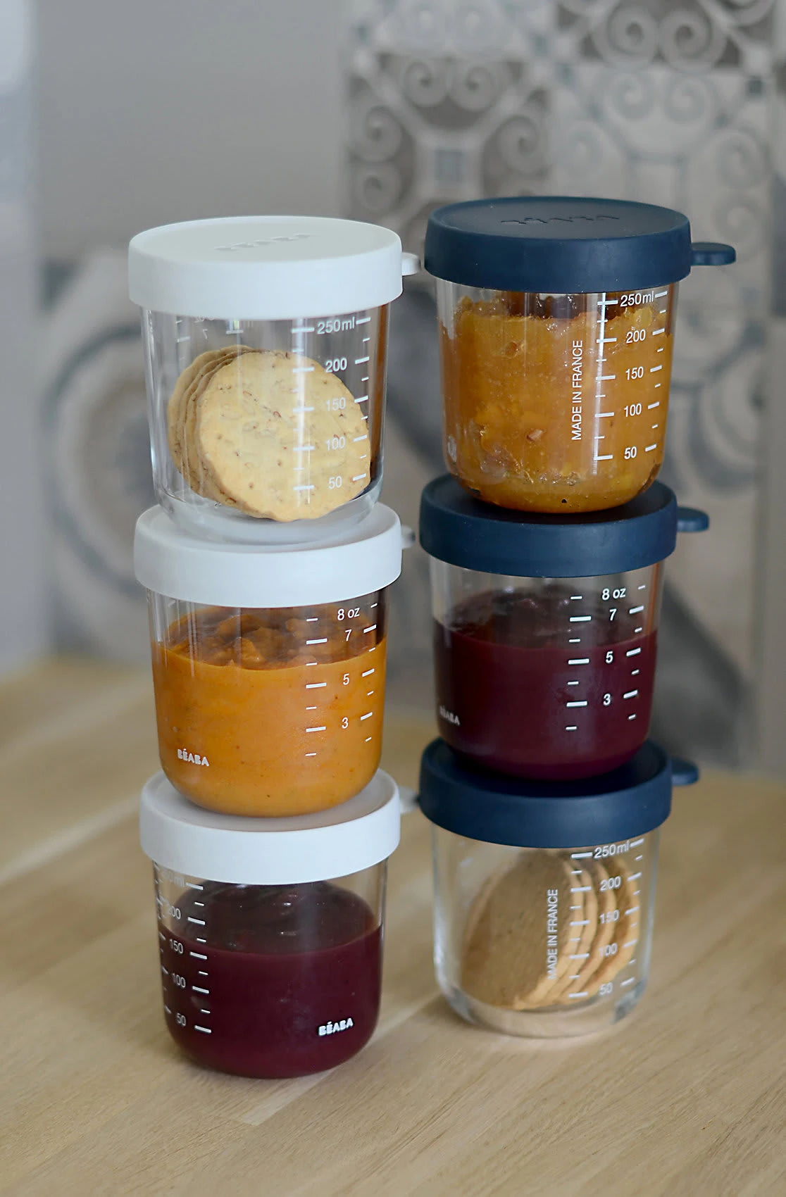 Beaba Portionsbehälter Aus Glas, Je 250 Ml, 6er Set 3 Beaba Portionsbehälter Aus Glas, Je 250 Ml, 6er Set – Bild 3