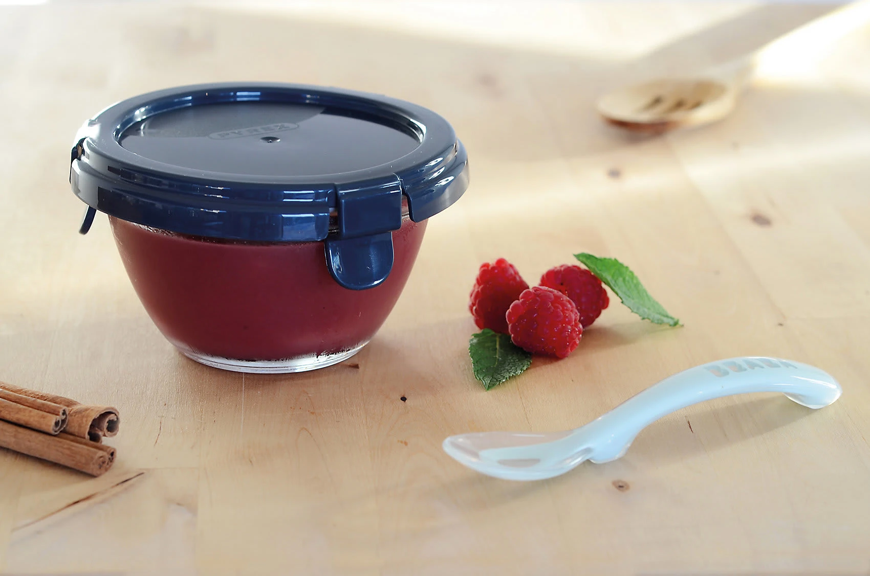 Beaba Pyrex Portionsbehälter Aus Glas - Dunkelblau 3 Beaba Pyrex Portionsbehälter Aus Glas - Dunkelblau – Bild 3