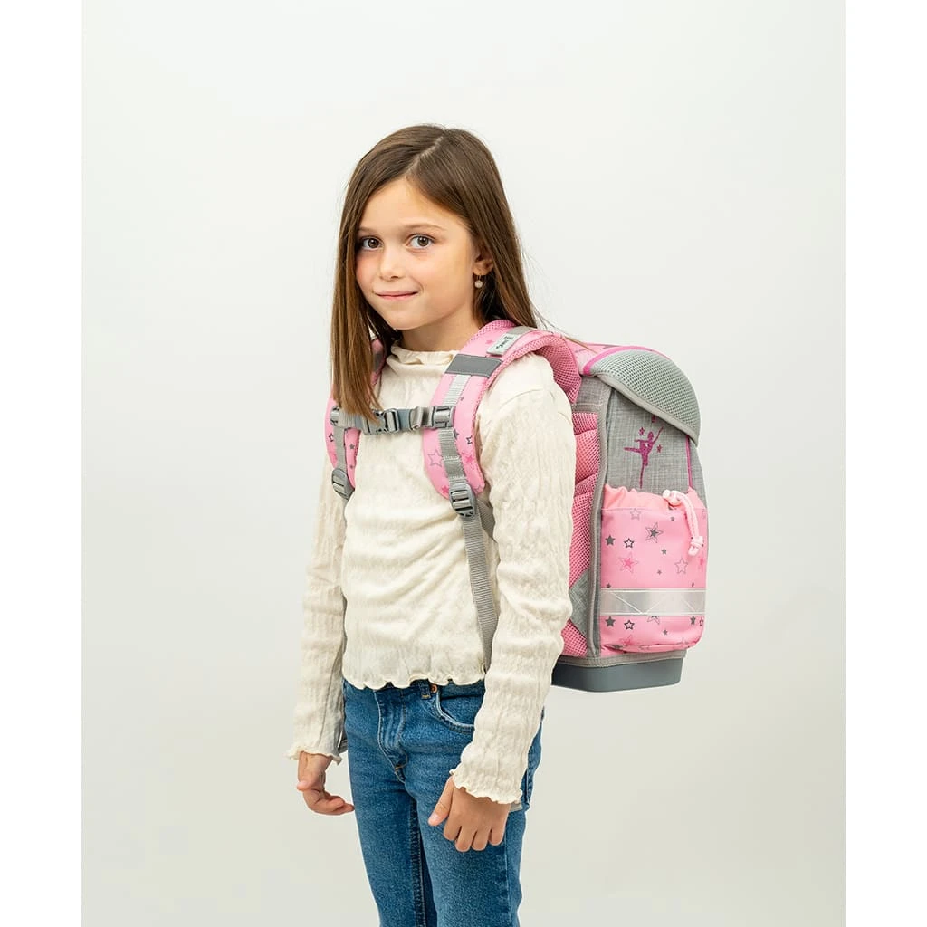 BELMIL 4tlg-Set: Schulranzen Ballet Light Pink In Rose – (H)36 X (B) 32 X (T) 19 Cm 9 BELMIL 4tlg-Set: Schulranzen Ballet Light Pink In Rose – (H)36 X (B) 32 X (T) 19 Cm – Bild 9