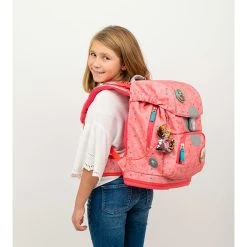 BELMIL 4tlg-Set: Schulranzen Blue Bird In Rosa – (H)35 X (B) 27 X (T) 20 Cm -Yeaz Geschäft belmil 4tlg set schulranzen blue bird in rosa h 35 x b 27 x t 20 cm 10