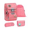 BELMIL 4tlg-Set: Schulranzen Blue Bird In Rosa – (H)35 X (B) 27 X (T) 20 Cm