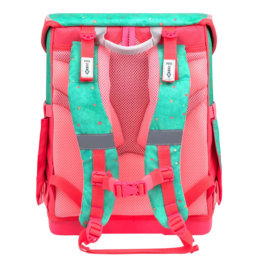 BELMIL 4tlg-Set: Schulranzen Cute Sloth In Türkis – (H)37 X (B) 30 X (T) 19 Cm 5 BELMIL 4tlg-Set: Schulranzen Cute Sloth In Türkis – (H)37 X (B) 30 X (T) 19 Cm – Bild 5