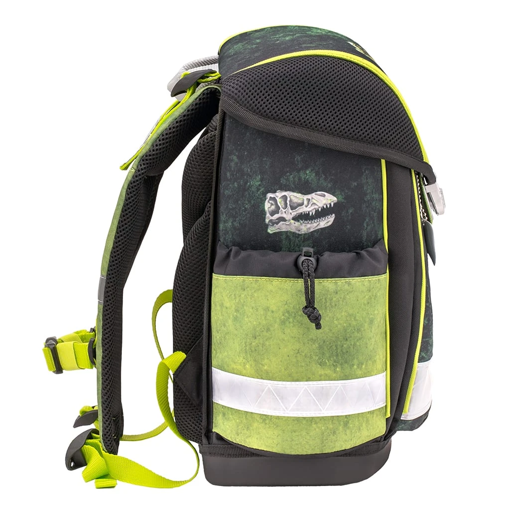 BELMIL 4tlg-Set: Schulranzen Dinosaur World 2 In Grün – (H)36 X (B) 32 X (T) 19 Cm 4 BELMIL 4tlg-Set: Schulranzen Dinosaur World 2 In Grün – (H)36 X (B) 32 X (T) 19 Cm – Bild 4