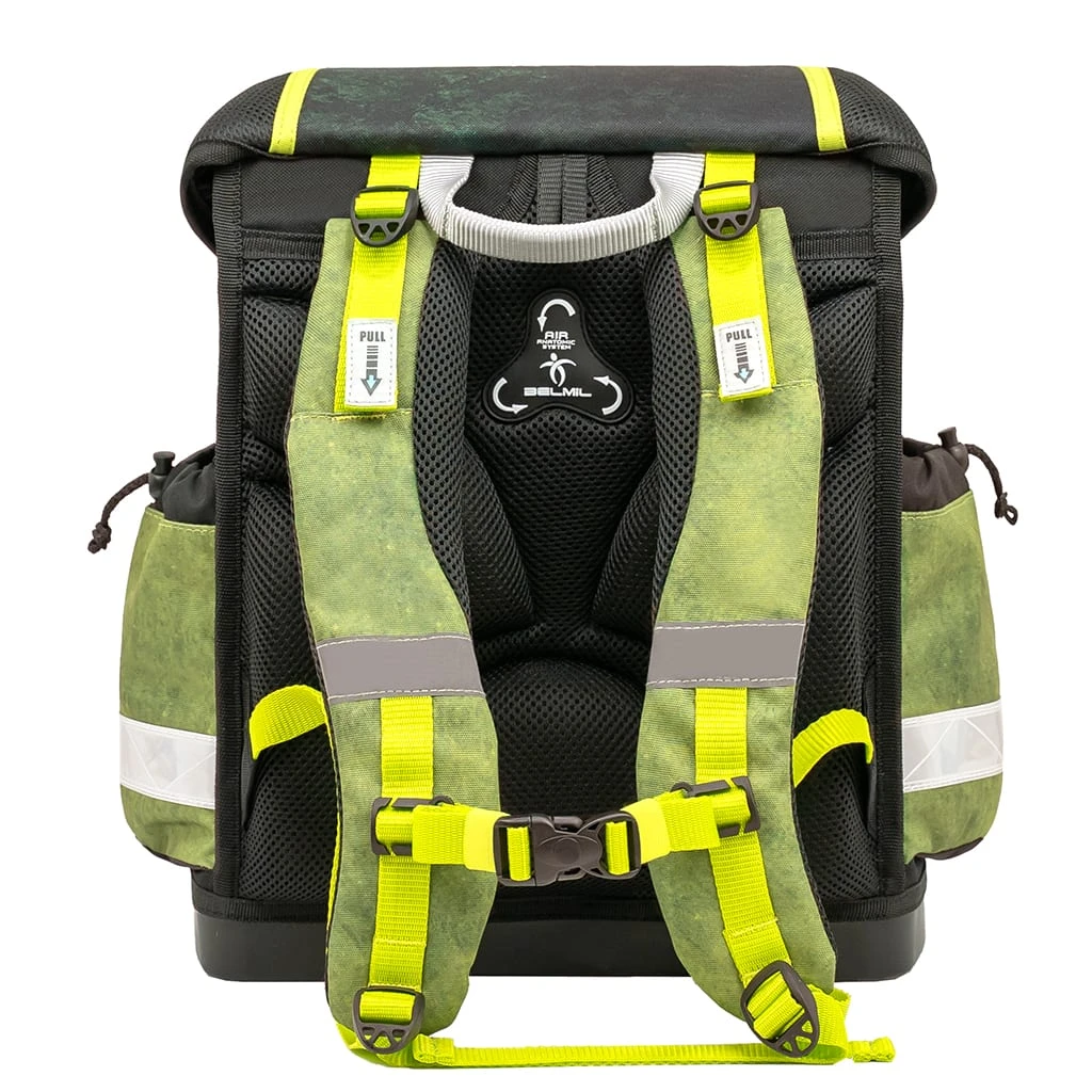 BELMIL 4tlg-Set: Schulranzen Dinosaur World 2 In Grün – (H)36 X (B) 32 X (T) 19 Cm 5 BELMIL 4tlg-Set: Schulranzen Dinosaur World 2 In Grün – (H)36 X (B) 32 X (T) 19 Cm – Bild 5