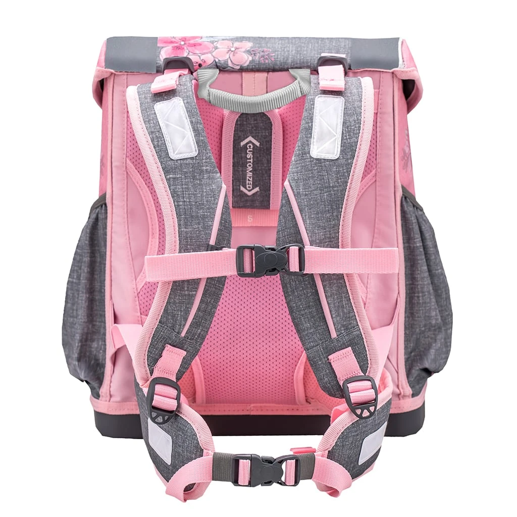 BELMIL 4tlg-Set: Schulranzen Elegant In Rose – (H)37 X (B) 31 X (T) 17 Cm 5 BELMIL 4tlg-Set: Schulranzen Elegant In Rose – (H)37 X (B) 31 X (T) 17 Cm – Bild 5