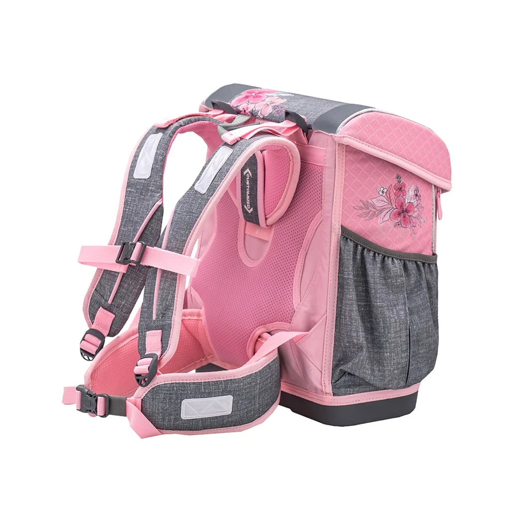 BELMIL 4tlg-Set: Schulranzen Elegant In Rose – (H)37 X (B) 31 X (T) 17 Cm 6 BELMIL 4tlg-Set: Schulranzen Elegant In Rose – (H)37 X (B) 31 X (T) 17 Cm – Bild 6