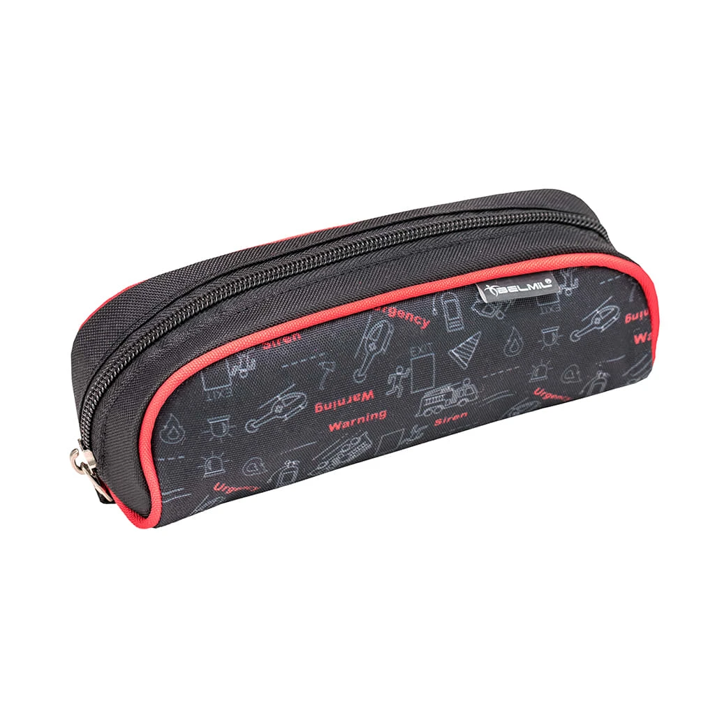 BELMIL 4tlg-Set: Schulranzen Firetruck 2 In Schwarz – (H)36 X (B) 32 X (T) 19 Cm 6 BELMIL 4tlg-Set: Schulranzen Firetruck 2 In Schwarz – (H)36 X (B) 32 X (T) 19 Cm – Bild 6