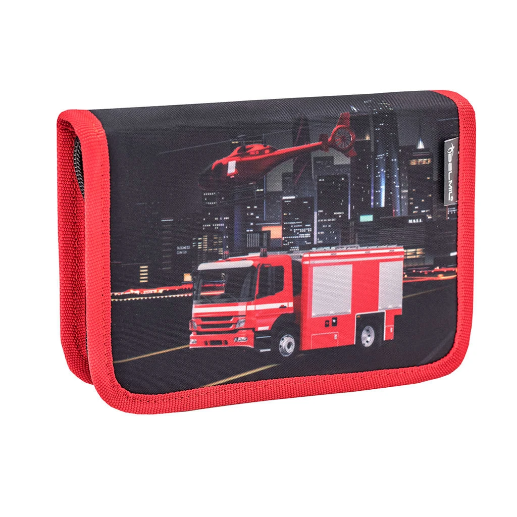 BELMIL 4tlg-Set: Schulranzen Firetruck 2 In Schwarz – (H)36 X (B) 32 X (T) 19 Cm 7 BELMIL 4tlg-Set: Schulranzen Firetruck 2 In Schwarz – (H)36 X (B) 32 X (T) 19 Cm – Bild 7