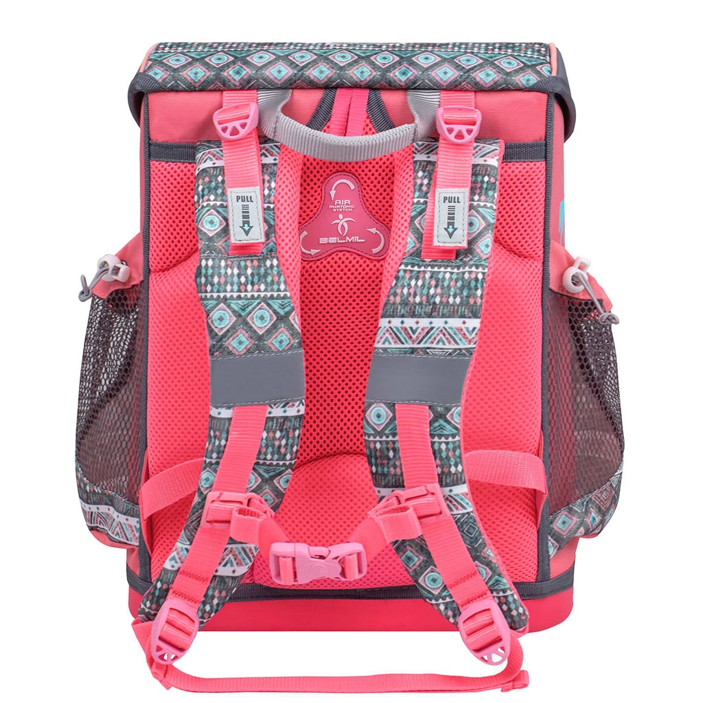 BELMIL 4tlg-Set: Schulranzen Horse Aruba Blue In Grau – (H)36 X (B) 28 X (T) 17 Cm 5 BELMIL 4tlg-Set: Schulranzen Horse Aruba Blue In Grau – (H)36 X (B) 28 X (T) 17 Cm – Bild 5