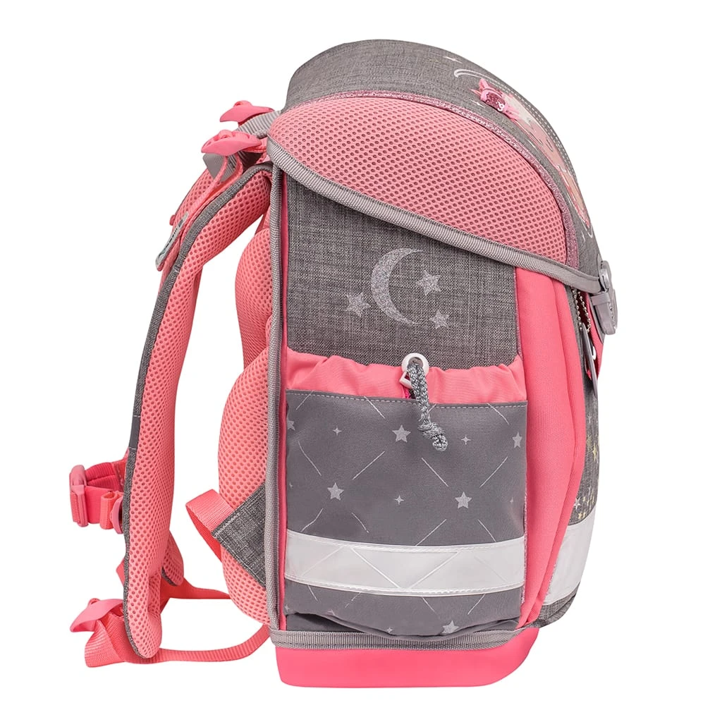 BELMIL 4tlg-Set: Schulranzen Little Owl In Rose – (H)36 X (B) 32 X (T) 19 Cm 4 BELMIL 4tlg-Set: Schulranzen Little Owl In Rose – (H)36 X (B) 32 X (T) 19 Cm – Bild 4