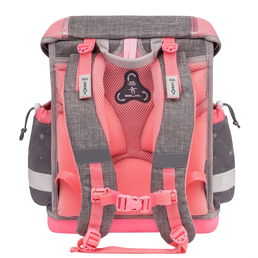 BELMIL 4tlg-Set: Schulranzen Little Owl In Rose – (H)36 X (B) 32 X (T) 19 Cm 5 BELMIL 4tlg-Set: Schulranzen Little Owl In Rose – (H)36 X (B) 32 X (T) 19 Cm – Bild 5