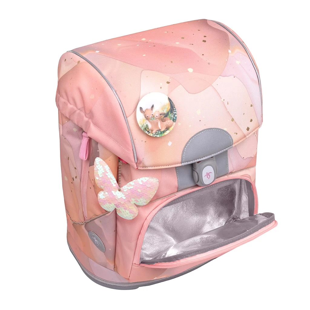 BELMIL 4tlg-Set: Schulranzen Marble In Rosa – (H)35 X (B) 27 X (T) 20 Cm 12 BELMIL 4tlg-Set: Schulranzen Marble In Rosa – (H)35 X (B) 27 X (T) 20 Cm – Bild 12