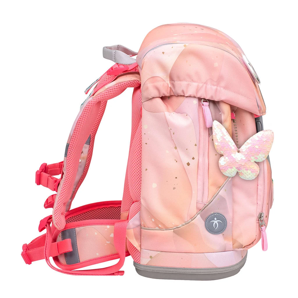 BELMIL 4tlg-Set: Schulranzen Marble In Rosa – (H)35 X (B) 27 X (T) 20 Cm 4 BELMIL 4tlg-Set: Schulranzen Marble In Rosa – (H)35 X (B) 27 X (T) 20 Cm – Bild 4