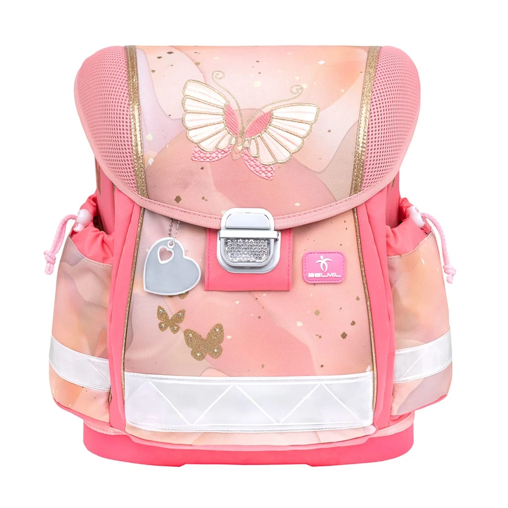 BELMIL 4tlg-Set: Schulranzen Marble In Rose – (H)36 X (B) 32 X (T) 19 Cm 3 BELMIL 4tlg-Set: Schulranzen Marble In Rose – (H)36 X (B) 32 X (T) 19 Cm – Bild 3