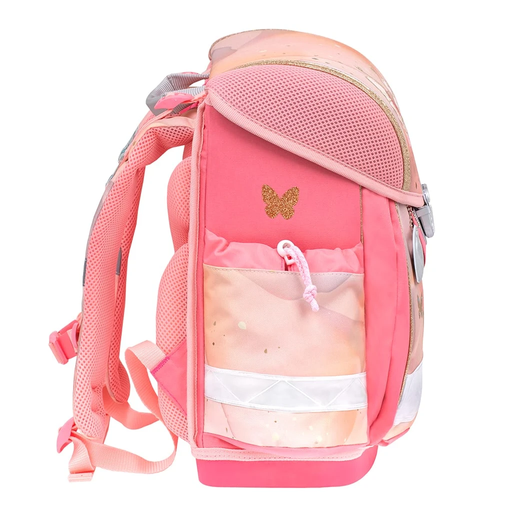 BELMIL 4tlg-Set: Schulranzen Marble In Rose – (H)36 X (B) 32 X (T) 19 Cm 4 BELMIL 4tlg-Set: Schulranzen Marble In Rose – (H)36 X (B) 32 X (T) 19 Cm – Bild 4