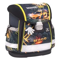 BELMIL 4tlg-Set: Schulranzen Midnight Race In Schwarz – (H)36 X (B) 32 X (T) 19 Cm -Yeaz Geschäft belmil 4tlg set schulranzen midnight race in schwarz h 36 x b 32 x t 19 cm 1