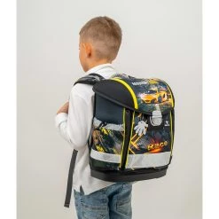 BELMIL 4tlg-Set: Schulranzen Midnight Race In Schwarz – (H)36 X (B) 32 X (T) 19 Cm -Yeaz Geschäft belmil 4tlg set schulranzen midnight race in schwarz h 36 x b 32 x t 19 cm 8