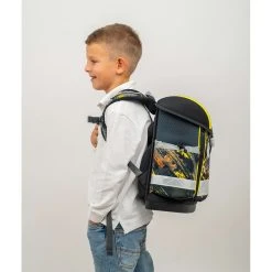 BELMIL 4tlg-Set: Schulranzen Midnight Race In Schwarz – (H)36 X (B) 32 X (T) 19 Cm -Yeaz Geschäft belmil 4tlg set schulranzen midnight race in schwarz h 36 x b 32 x t 19 cm 9