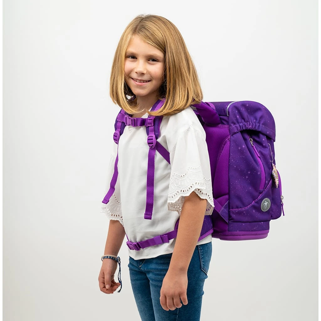 BELMIL 4tlg-Set: Schulranzen Purple Sky In Lila – (H)35 X (B) 27 X (T) 20 Cm 10 BELMIL 4tlg-Set: Schulranzen Purple Sky In Lila – (H)35 X (B) 27 X (T) 20 Cm – Bild 10