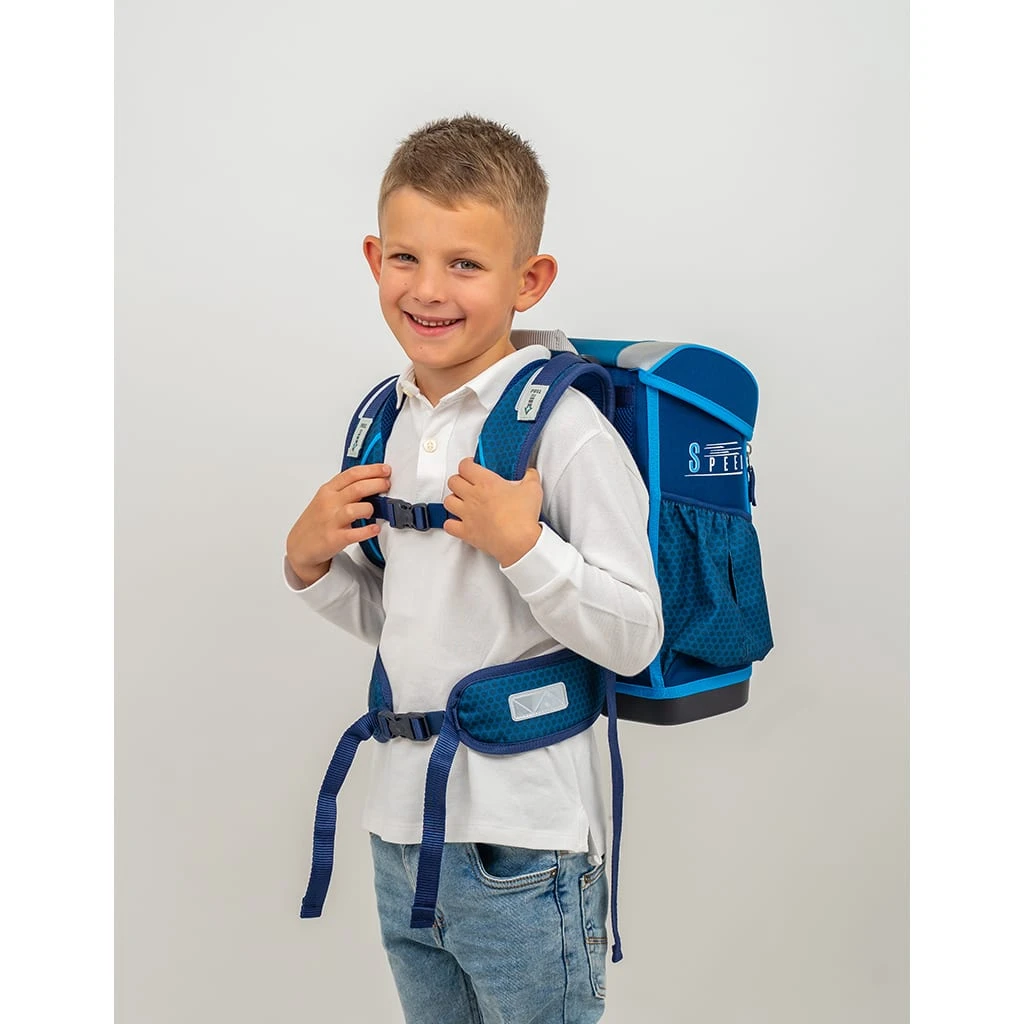 BELMIL 4tlg-Set: Schulranzen Racing Blue Neon In Blau – (H)37 X (B) 31 X (T) 17 Cm 15 BELMIL 4tlg-Set: Schulranzen Racing Blue Neon In Blau – (H)37 X (B) 31 X (T) 17 Cm – Bild 15