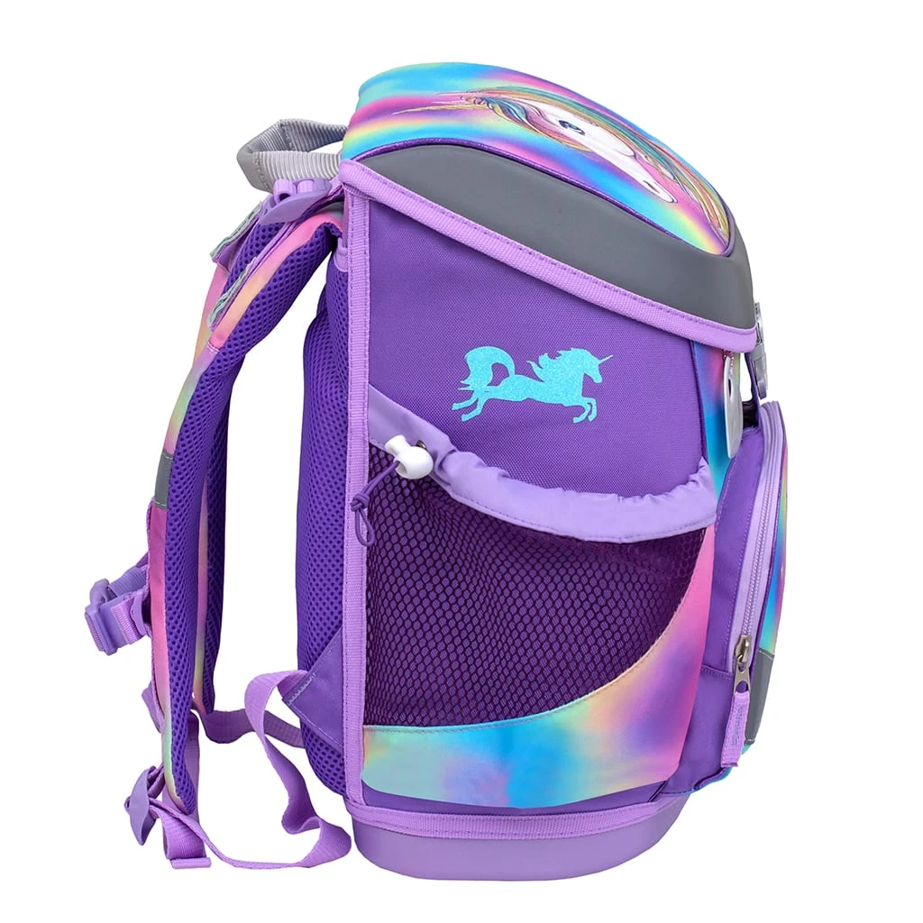 BELMIL 4tlg-Set: Schulranzen Rainbow Color In Lila – (H)36 X (B) 28 X (T) 17 Cm 4 BELMIL 4tlg-Set: Schulranzen Rainbow Color In Lila – (H)36 X (B) 28 X (T) 17 Cm – Bild 4